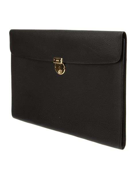 gucci leather portfolios